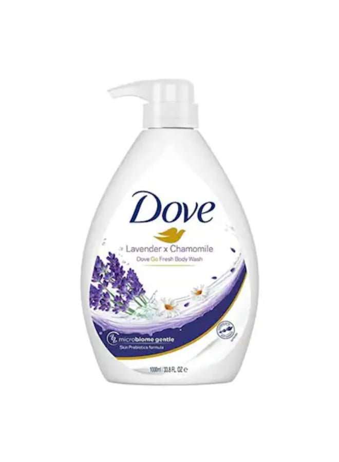 DOVE Go Fresh Relaxing Body Wash Lavender X Chamomile (1000 ml) - Image 1